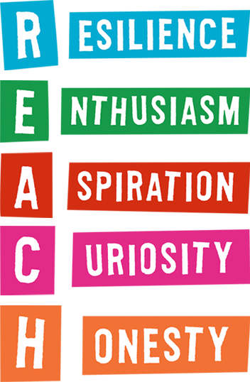 Our values are Resilience, Enthusiasm, Apsirattion, Curiosity, Honesty